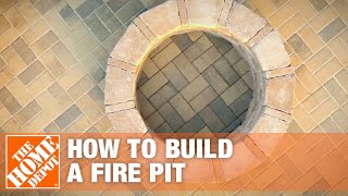 DIY Fire Pit How to Build a Fire Pit  The Home Depot [upl. by Brockwell]