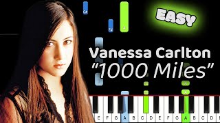 A Thousand Miles Piano  How to Play Vanessa Carlton A Thousand Miles Piano Tutorial Easy [upl. by Alli]