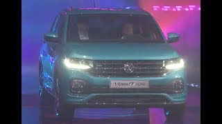 NEW Volkswagen TCross w Cara Delevingne  World Premiere of the Small Car SUV [upl. by Hightower372]