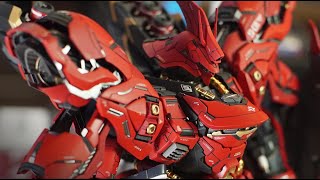 【 GK 】Yujiao Land  MG1100 Sazabi VerKa  Bandai 無限維度 改件  NMaker [upl. by Radek498]