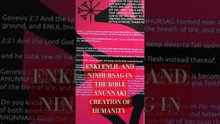 ENKI ENLIL AND NINHURSAG IN THE BIBLE ANUNNAKI CREATION OF HUMANITY enki enlil anunnaki bible [upl. by Strade]