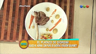 Asado al horno con puré de batatas  Morfi [upl. by Jamaal]