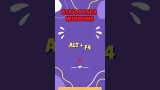 Aprende cerrar una ventana con teclado 🔴 Atajos para Windows [upl. by Nisse]