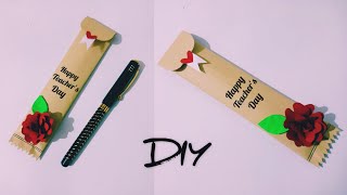 Easy pen gift ideas for teachers  DIY  teachers day pen gift ideas  teachersdaygiftideas [upl. by Nosila]