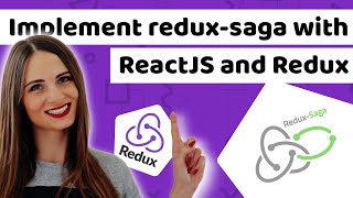 How to implement redux saga with ReactJS and Redux  tutorial [upl. by Mihar]