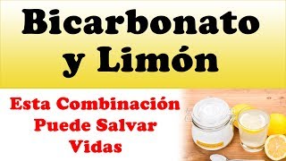 Bicarbonato Con Limon ESTA COMBINACION PUEDE SALVAR VIDAS Para Que Sirve El Bicarbonato Con Limon [upl. by Hazrit]