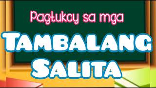 TAMBALANG SALITA Teacher ANNE ALFARO [upl. by Elidad421]