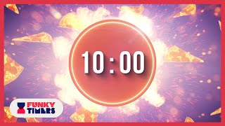 10 Minute Pizza Bomb Countdown Timer with Music [upl. by Victorine523]