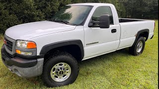 GMC Sierra 2500hd 5 speed manual swap NV4500 GMT800 [upl. by Grissel]