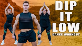 Dip It Low  Christina Milian  Caleb Marshall  Dance Workout [upl. by Kelula904]