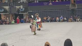 UW Pow Wow Jingle vs Grass Dancer finalists [upl. by Gross]