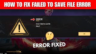 How To Fix Failed To Save File Error In Free Fire Bluestacks  Bluestacks 4 Not Saving Files [upl. by Evadnee]