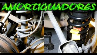 Como Cambiar Amortiguadores Traseros en el Auto todo incluido Quick struts [upl. by Yrrag749]