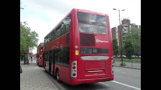 Scania Omnicity DD N230UD Stagecoach London former Selkent 15076 LX09AFA Short Journey on Route 96 [upl. by Dorsy776]