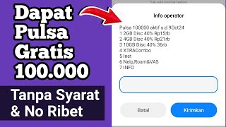 CARA DAPAT PULSA GRATIS AXIS TERBARU 2024 [upl. by Berfield]