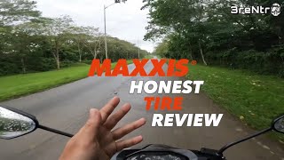 MAXXIS HONEST TIRE REVIEW  3 MONTHS OF USING  HONDA CLICK125i [upl. by Inoliel]