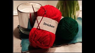 Borde stricken🍃 Blätter  Kranz [upl. by Morna]