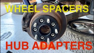 How To Properly Install Hub Adapters Wheel Spacers [upl. by Dick]