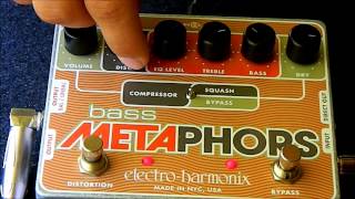 Bass METAPHORS Review ElectroHarmonix [upl. by Suirred]