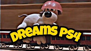 WALLACE AND GROMIT TRAIN CHASE  dreams ps4 work in progress wallaceandgromit [upl. by Llerred984]