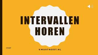 Intervallen horen 4 DEF 2018 [upl. by Aubrette]