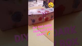 diy ₹40 dark fantasy box craft idea 💡 shortsfeed [upl. by Grimbly808]