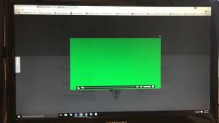 Permanent fix How to fix Green Video Screen for windows 10 in Google Chrome [upl. by Merriott]