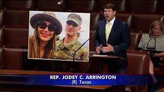 Arrington Urges Support of His NDAA Amendments Honoring Lubbock Veteran Caleb Smither [upl. by Edrock]