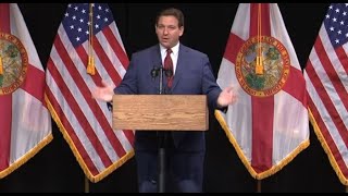 DeSantis holds news conference at Reedy Creek Fire Station [upl. by Cosma]