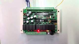 Test PLC Board Fx1N24MR ทดสอบการใช้งาน [upl. by Files]