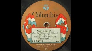 Pirons New Orleans Orchestra “West Indies Blues” Columbia discDClarence Williams Spencer Williams [upl. by Erasmus49]