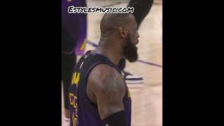 Lebron hits 3 3s  Lebron Lakeshow uniforms Lebron 3 from deep  lebron LA Logo 3 [upl. by Rebmeced]