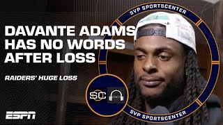 Davante Adams is at a LOSS FOR WORDS after asked about the Raiders offense 😳  SC with SVP [upl. by Lorine]