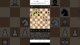 Kings pawn game  Leonardis variation  queen checkmate [upl. by Yerot]