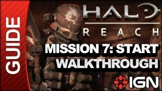 Halo Reach Walkthrough  Mission Exodus Start The Devil His Due [upl. by Rainah]