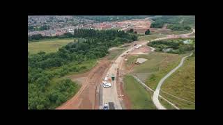 Gedling Access Road Flyover August 2021 [upl. by Rotciv650]