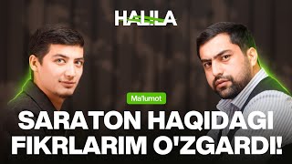 САРАТОН ҲАҚИДА ФИКРЛАРИМ ЎЗГАРДИ SARATON HAQIDA FIKRLARIM OZGARDI halila saroton sino [upl. by Ringsmuth]