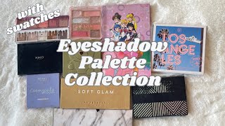 Eyeshadow Palette Collection with EVERYTHING Swatched [upl. by Torto]