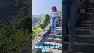 Ajanta caves Trek shorts ytshorts ajantacaves travel maharashtra vlog trip [upl. by Alesig]