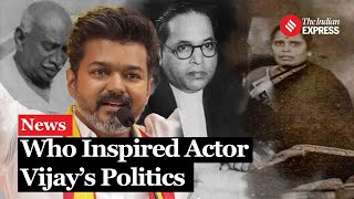 Inspired By Icons Vijay Honors Tamil Nadu’s Reformers in His Political Debut [upl. by Torbert]