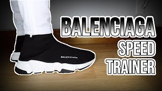 BALENCIAGA SPEED TRAINER REVIEW [upl. by Lorn]