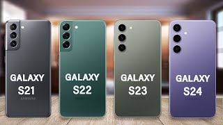 Samsung Galaxy S24 Vs Galaxy S23 Vs Galaxy S22 Vs Galaxy S21 Specs Review [upl. by Schecter]