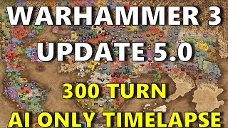 Warhammer 3 AI Only TImelapse but its the Thrones of Decay Update [upl. by Donnell]