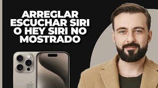 Solución Escuchar a Siri o quotOye Siriquot No Aparecen en iPhone iOS 17 [upl. by Aihtyc280]