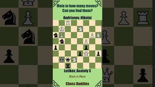 Andrianov Nikolai vs Lutikov Anatoly S 🔴 Krasnojarsk Krasnojarsk 1980 checkmate [upl. by Nnylirej]