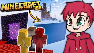 UCIEKAMY PORTALEM z MINECRAFT 192 i Wigilia🏔️ MINECRAFT 192 18 [upl. by Eintruoc348]