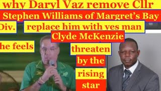 Daryl Vaz remove Cllr Stephen Williams St Margrets Bay Div amp replace him with yes man C Mckenzie [upl. by Risan]