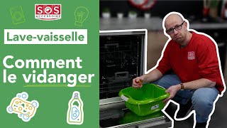 💧 Eau stagnante dans mon lavevaisselle  comment le vidanger [upl. by Perlie]