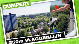 De langste vlaggenlijn van Nederland  Dumpert Nazorg [upl. by Euqinaj]