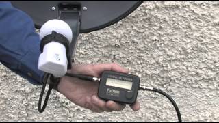 Using a SatFinder satellite meter to align your dish [upl. by Fionnula745]